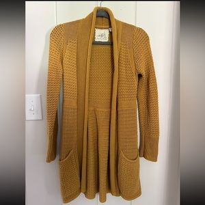 Anthropologie Angel of the north cardigan